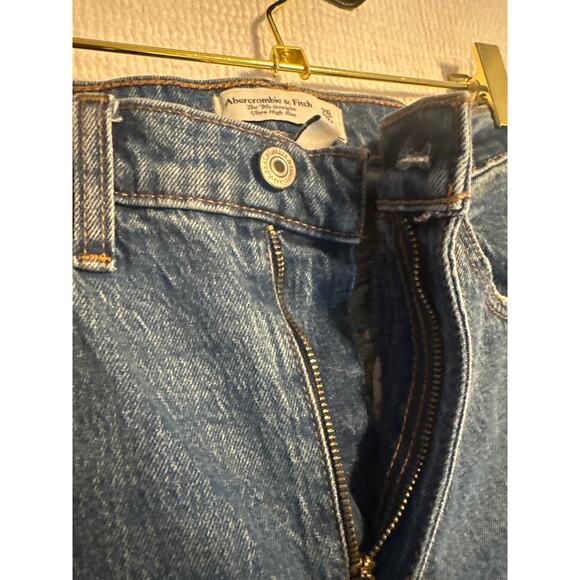 Abercrombie & Fitch The '90s Straight Vera High Rise 26/2 Curve Love like new - Picture 2 of 5